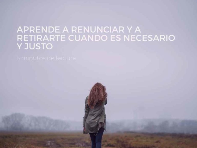 aprende a renunciar
