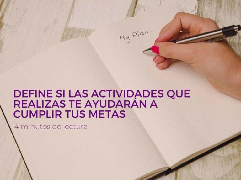 actividades ayudan cumplir metas